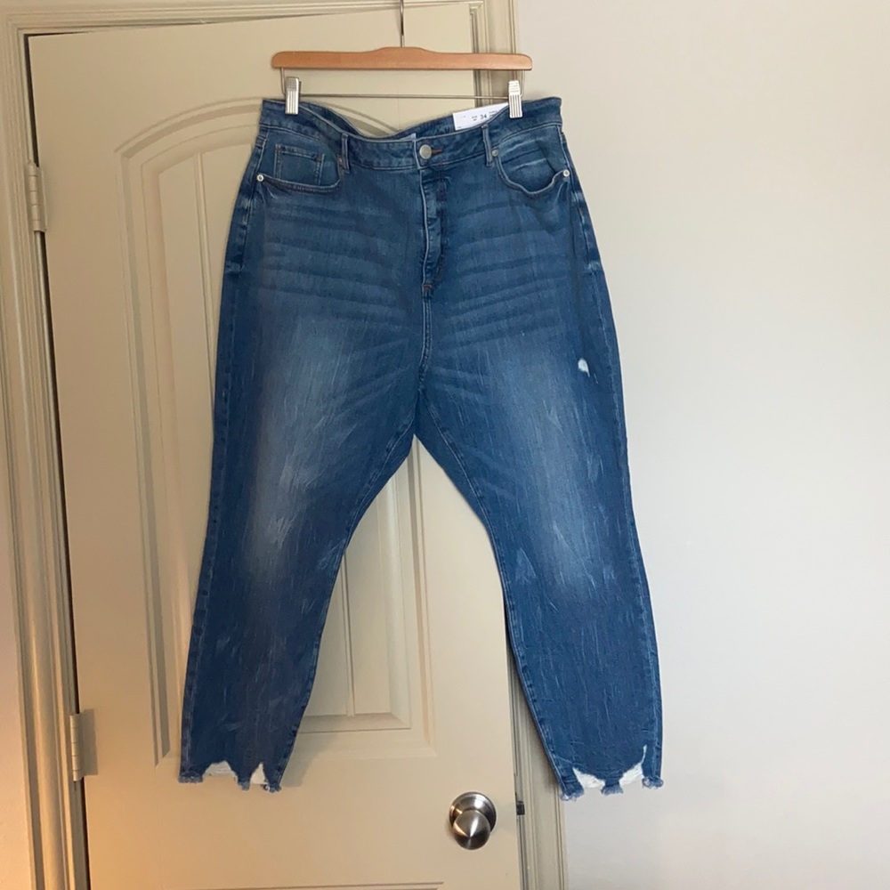 Loft curvy high waist skinny jeans.